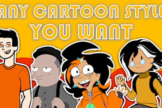 draw you in any popular cartoon style