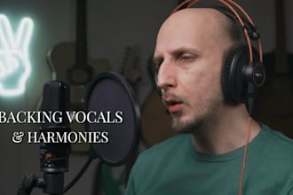 record backing vocals, harmonies or choir for your song