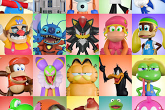 create custom 3d models for printing, animation, and gaming