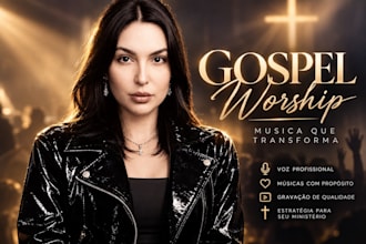 record soulful gospel vocals for your song in english, spanish or portuguese