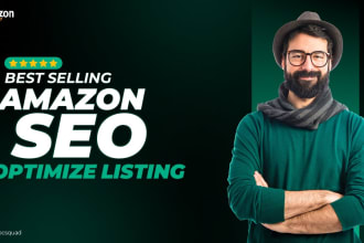 write best selling SEO optimized amazon listing