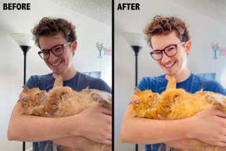 do photo editing and portrait retouching