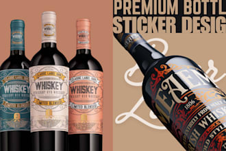 design a unique beer label, wine label, or bottle label, label design