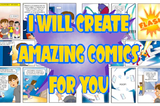 create fun cartoon comics for you