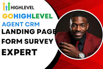 gohighlevel ghl agent crm landing page form survey highlevel virtual assistant