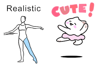 draw your ballet and contemporary dancers