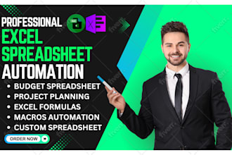 make an advanced excel spreadsheet with automation for budgets and project plans