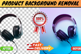 do product background removal and product retouching