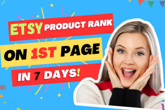 rank etsy listing on 1st page