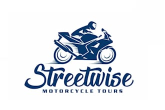 design vibrant concert motorbike training logo documents
