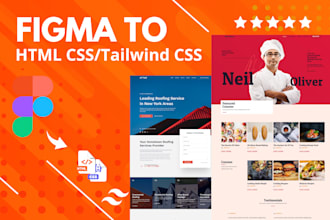 create stunning responsive websites with HTML, javascript and tailwind CSS fast