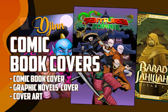 create custom comic book cover art