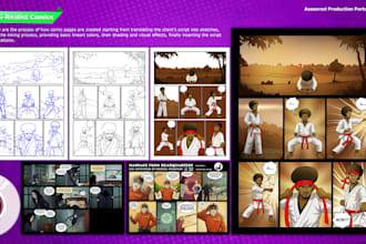 make a comic or graphic novel for you