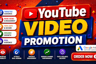 do organic youtube video promotion using google ads