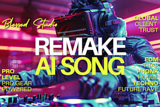 remake and edit your ai song into exclusive production