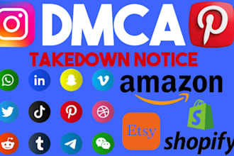 send dmca takedown notice reddit,facebook,twitter,instagram,shopify,etsy