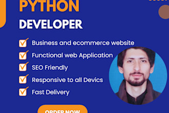 do full stack web development react python django flask api postgresql mongodb