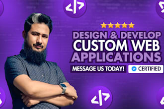 build a custom PHP web application, portal or admin dashboard