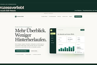 build a custom german business website with an easy to use cms