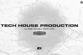 be your ghost producer for tech house music
