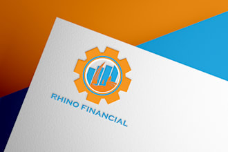 create professional logo about consulting financial bank insurance accounting