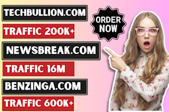 write and publish your article on newsbreak,com and techbullion,com google index