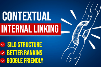 do contextual internal linking, silo structure with SEO optimized anchor text