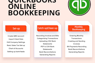 do bookkeeping in quickbooks online