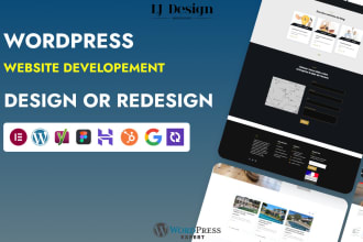fully functional wordpress website design