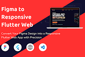 convert your figma design into a responsive flutter web app