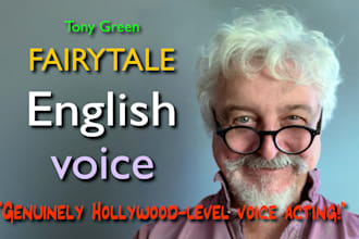 narrate your childrens story audio book or fairytale voice over