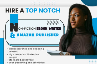 create canva book layout  design, ebook ghostwriting, formatting, kdp publishing