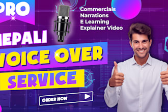 do male voice over in nepali