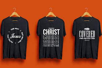 do jesus t shirt design, christian t shirt design in 12 hours