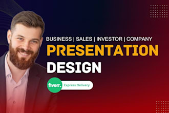 design business presentation, sales and investor pitch deck