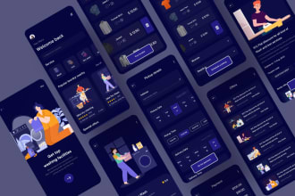 develop laundry app, dry cleaning app ondemand app, home service app, laundromat