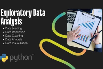 do exploratory data analysis using python with numpy ,pandas,matplotlib,seaborn