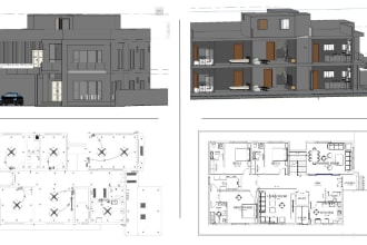 do 3d bim architecture and mep in revit sketchup and autocad