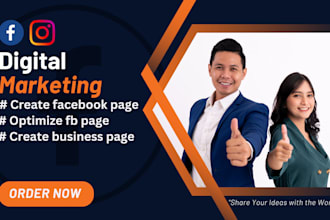 create facebook professional or fan page for you