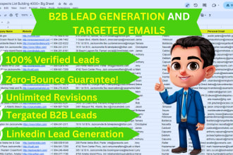 do tergated b2b leads, solar leads, and linkedin lead generation