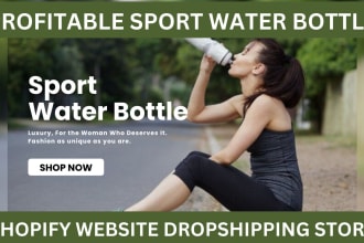 sport bottle website water bottle shopify website mugs bottle dropshipping store