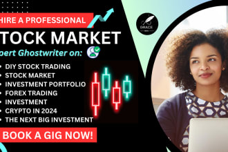 write stock market ebook, crypto ebook, investment, stock trading, ebook writer