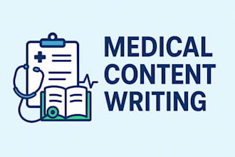 write SEO optimized health and medical articles