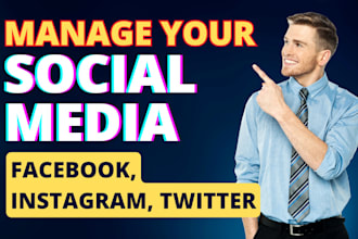 manage your social media, facebook, linkedin, twitter