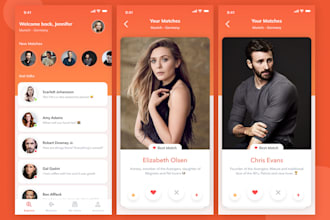 develop custom dating app online dating app, tinder app chat app friendship app