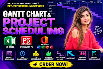 prepare construction schedule on primavera p6 or ms project