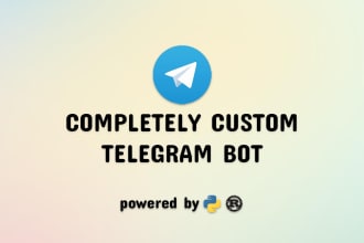 develop telegram chat bot