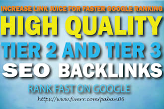 improve your website SEO through tier 2 and tier 3 backlinks