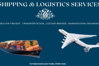 be your logistics agent and handle your import and export