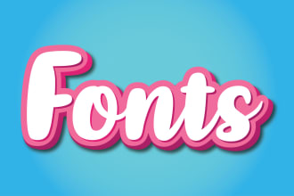 find, identify and create custom font typeface design